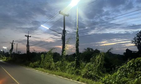 ขายที่ดิน - ขายที่ดิน 107 ตารางวา วิวเขาชัด ด้านหน้าติดถนนหลวง มีโฉนด ขายถูก ใกล้โรงเรียนนายร้อย จปร.