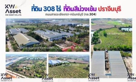 ขายที่ดิน - ขายที่ดิน 308 ไร่ แถมฟรีโรงงาน ติดถนน304 อ.ศรีมหาโพธิ จ.ปราจีนบุรี
