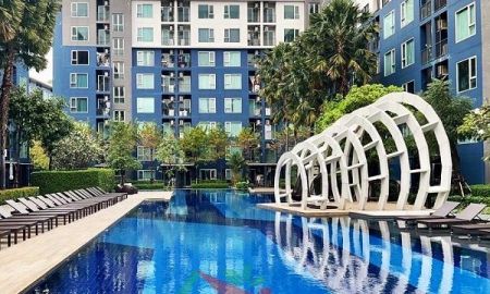ขายคอนโด - ขายแฮปปี้คอนโด ดอนเมือง เดอะ เทอมินอล ขนาด35.88ตรม. ชั้น1 ตึกC ระเบียงห้องเชื่อมกับสวนและสระว่ายน้ำ