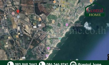 ขายที่ดิน - ที่ดินเปล่า 318 ตารางวา ที่สวย ใกล้หาดเจ้าสำราญ เพชรบุรี