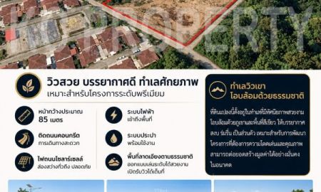 ขายที่ดิน - ที่ดิน 6 ไร่ บ่อวิน ติดคอนกรีต ไฟฟ้าโซล่าเซลล์ mountain view