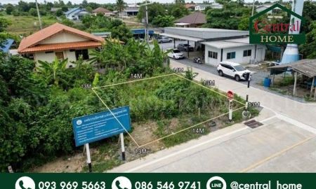 ขายที่ดิน - ที่ดินเปล่า ใกล้วัดท่าไม้ ติดถนนคอนกรีต แปลงมุม
