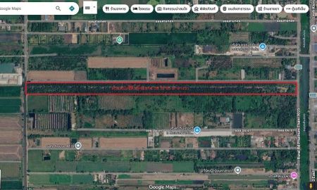 ขายที่ดิน - ขายที่ดิน 39 ไร่ 63 ตร.ว. คลอง 12 หนองเสือ ปทุมธานี พื้นที่สีชมพู ติดถนน 4 ด้าน เหมาะลงทุน
