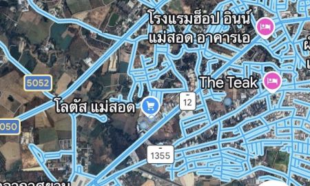 ขายที่ดิน - ที่ดิน 32 ไร่ ติดถนนสายเอเชียแม่สอดใกล้สนามบินแม่สอด ใกล้ห้างสรรพสินค้า แปลงใหญ่ราคาดี