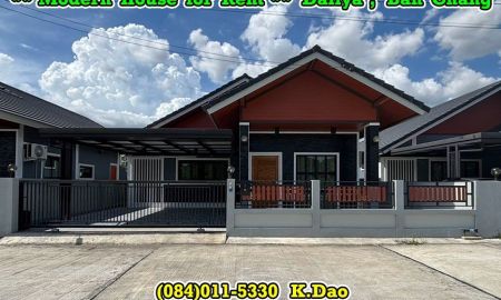 ให้เช่าบ้าน - Diya Valley บ้านฉาง บ้านให้เช่าใหม่ สไตล์โมเดิร์น เพียง 15000 บ/ด