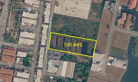 ขายที่ดิน - ขายที่ดินเปล่าแปลงสวย 745 ตรว ทำโกดัง ออฟฟิศหรือสร้างบ้านได้ ซอยเทิดราชัน 47 ถนนเทิดราชัน ดอนเมือง.