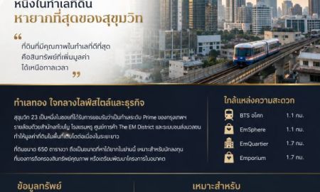 ขายที่ดิน - Rare Opportunity | ขายที่ดินสุขุมวิท 23 ขนาด 650 ตร.ว. หนึ่งในทำเลที่ดินหายากที่สุดของสุขุมวิท