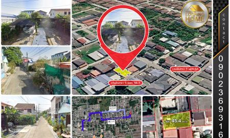 ขายที่ดิน - ที่ดินถมแล้ว 45.4 ตร.วา ซ.เทพรักษ์ 51 (รามอินทรา 5 แยก 58-3) บางเขน