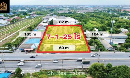 ขายที่ดิน - ขายที่ดิน อ.บางพลี 7-1-25 ไร่ ติดถนนเทพารักษ์ขาออก ขายด่วนต่ำกว่าประเมิน