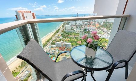 ให้เช่าคอนโด - ให้เช่า Copacabana Beach Jomtien 1 ห้องนอน ชั้น 53A วิวทะเล
