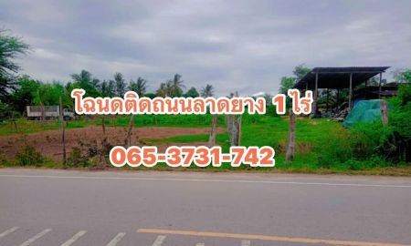 ขายที่ดิน - ที่ดินโฉนด 1 ไร่ ติดถนนลาดยาง เหมาะสำหรับเปิดกิจการ