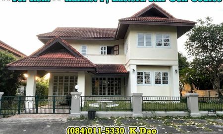 ให้เช่าบ้าน - บ้านให้เช่า #แฮมเล็ต 1 ณ สนามกอล์ฟอีสเทิร์นสตาร์ เฟอร์นิเจอร์ไม้สักทั้งหลัง