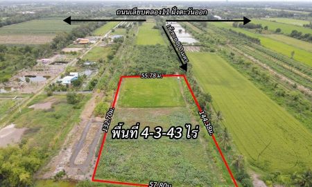 ขายที่ดิน - ที่ดินเหมาะสำหรับทำบ้านสวน ซื้อเก็บเก็งกำไร คลอง 11หนองเสือ