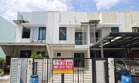 ขายทาวน์เฮาส์ - ขาย บ้าน ทาวน์เฮาส์ หมู่บ้าน บ้านร็อคการ์เด้น แอร์พอร์ต สุวรรณภูมิ ปรับปรุงใหม่ พร้อมเข้าอยู่