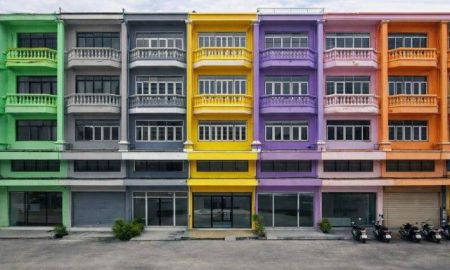 ให้เช่าอาคารพาณิชย์ / สำนักงาน - สำนักงานเขตประเวศ 300 ม. อาคารพาณิชย์ 4.5 ชั้น สุขุมวิท77 เฉลิมพระเกียรติ ร. 9 3นอน 2 น้ำ16 ตร.ว200 ตร.ม. รร.นานาชาติชาร์เตอร์ 750 ม.