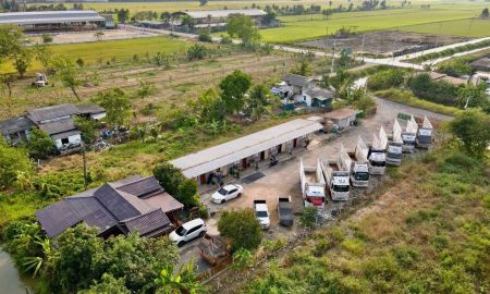 ขายบ้าน - ขายที่ดินพร้อมสิ่งปลูกสร้าง ทำกิจการ ห้องพัก ที่จอดรถ 6-10 ล้อ คลอง 10 ลำลูกกา จ.ปทุมธานี