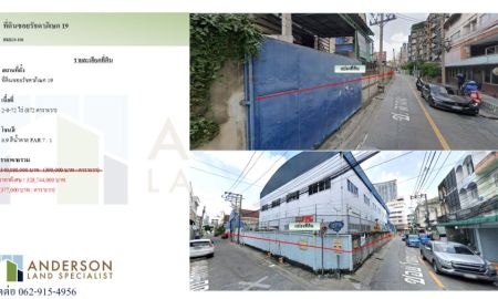 ขายที่ดิน - ขายที่ดินซอยรัชดาภิเษก 19 ห่างสถานี MRT รัชดาภิเษก เพียง 150 เมตร