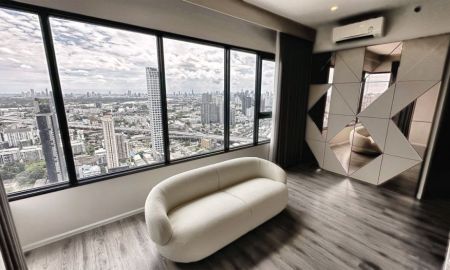 ขาย-ให้เช่าคอนโด - ให้เช่า/ขาย Condo KnightsBridge Prime Onnut ห้องมุม 55 ตารางเมตร 2 ห้องนอน 2 ห้องน้ำ ชั้นสูง 45 วิวแม่น้ำ ตกแต่งครบตามรูป