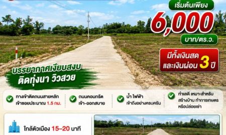 ขายที่ดิน - ขายที่ดิน ราคา6,000บาท/ตร.ว. ต.ตลาดใหญ่ อ.ดอยสะเก็ด จ.เชียงใหม่