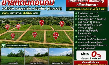 ขายที่ดิน - ขายที่ดิน ราคา3,500บาท/ตร.ว. ต.ป่าป้อง อ.ดอยสะเก็ด จ.เชียงใหม่