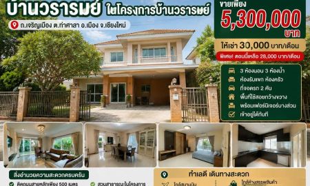 ขายบ้าน - ขายบ้านพร้อมที่ดิน ต.ต้นเปา อ.สันกำแพง จ.เชียงใหม่