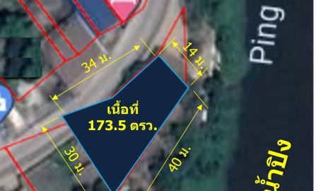 ขายที่ดิน - ขายที่ดินติดน้ำปิง 173.5 ตรว. ( ต.ป่าแดด อ.เมืองเชียงใหม่ จ.เชียงใหม่)