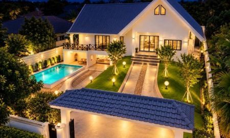 ให้เช่าบ้าน - พร้อมสระว่ายน้ำ 4นอน ใกล้แม่โจ้ กอล์ฟคลับ 500 ม. 150ตร.ว. 425ตร.ม. 2น้ำ ป่าไผ่ 300ม. ทำ Airbnb บ้านเดี่ยวพูลวิลล่า