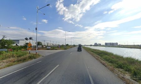 ขายที่ดิน - ขายที่ดินสีม่วงเข้ม 1 ไร่เศษ ใกล้ถนนเลียบคลองส่งน้ำสุวรรณภูมิ ต.บางปลา อ.บางพลี จ.สมุทรปราการ