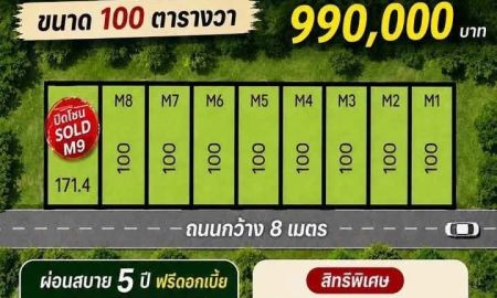 ขายที่ดิน - ที่ดินคลอง 4 คลองหลวง ปทุมธานี ผ่อนสบาย 5 ปี ดอกเบี้ย 0% ไม่ต้องเช็กเครดิต