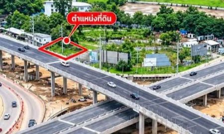 ขายที่ดิน - ขายที่ดินติดถนนสี่แยกสันกลางตลาดเจริญเจริญพร้อมโอน